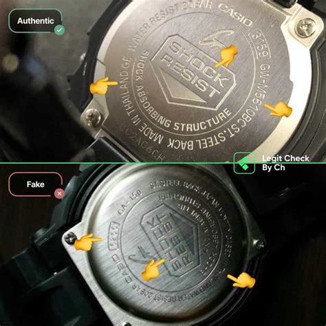 difference between original and fake casio watch|casio legit check.